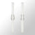 Emliviar 26 Inch 2-Pack Spainish Marble Alabaster Brushed Nickel Finish Vanity Light, Natural Alabaster LED Long Light Tube Wall Sconce, for Bathroom, Bedroom, Living Room, Stairs, Foyer, Balcony, Hallway - GE299B-2PK BN