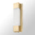 Emliviar 16 Inch Spanish Marble Cloud Stone LED Wall Sconce, Dimmable 5CCT Adjustable Brushed Gold Finish Vanity Light, Natural Alabaster Wall Lamp for Stairs, Foyer, Bathroom, Bedroom, Living Room, Front Door - THE298B-LED BG