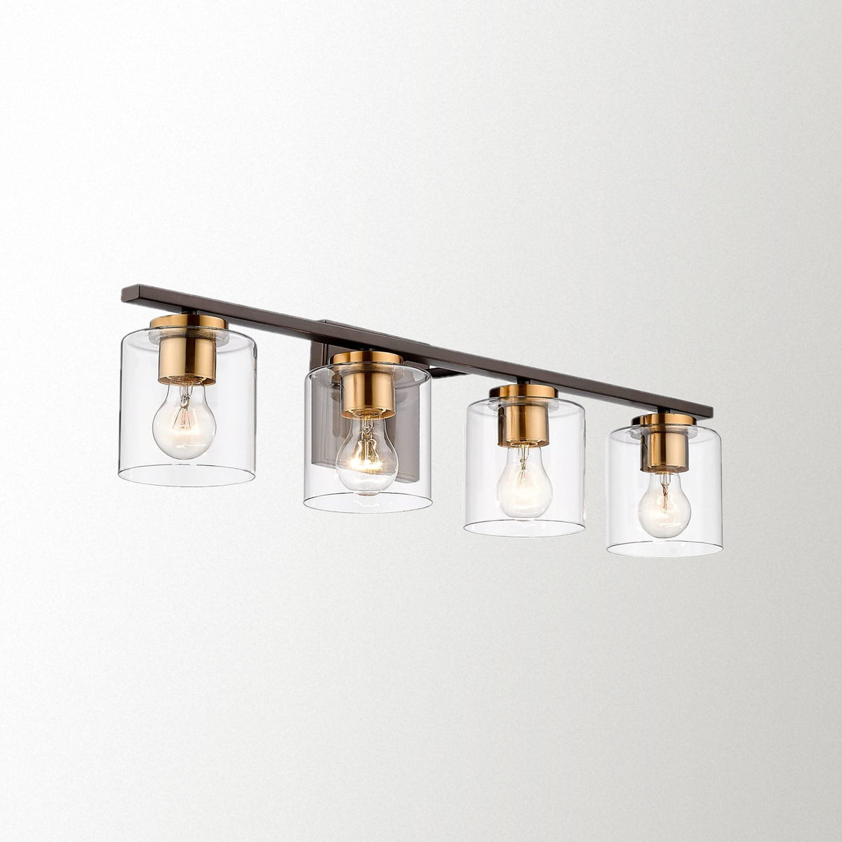 Emliviar 4Light Vanity Lights, Modern Farmhouse Bathroom Light Fixtur