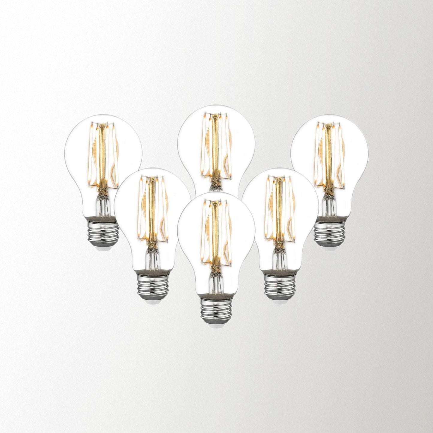 
                  
                    Emliviar Vintage LED Light Bulb 6W, A19 LED Edison Bulb, Pack of 6,A19-LED
                  
                