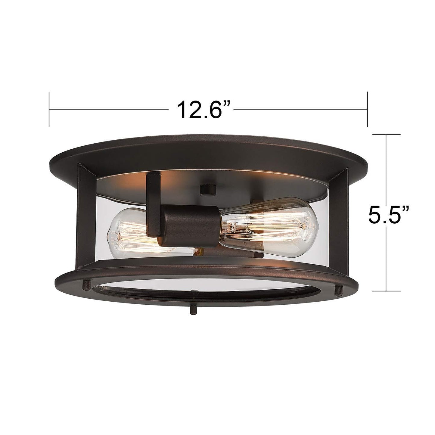
                  
                    Emliviar Ceiling Light Fixture 12 Inch in Oil Rubbed Bronze Finish,YE19108-F1 ORB
                  
                