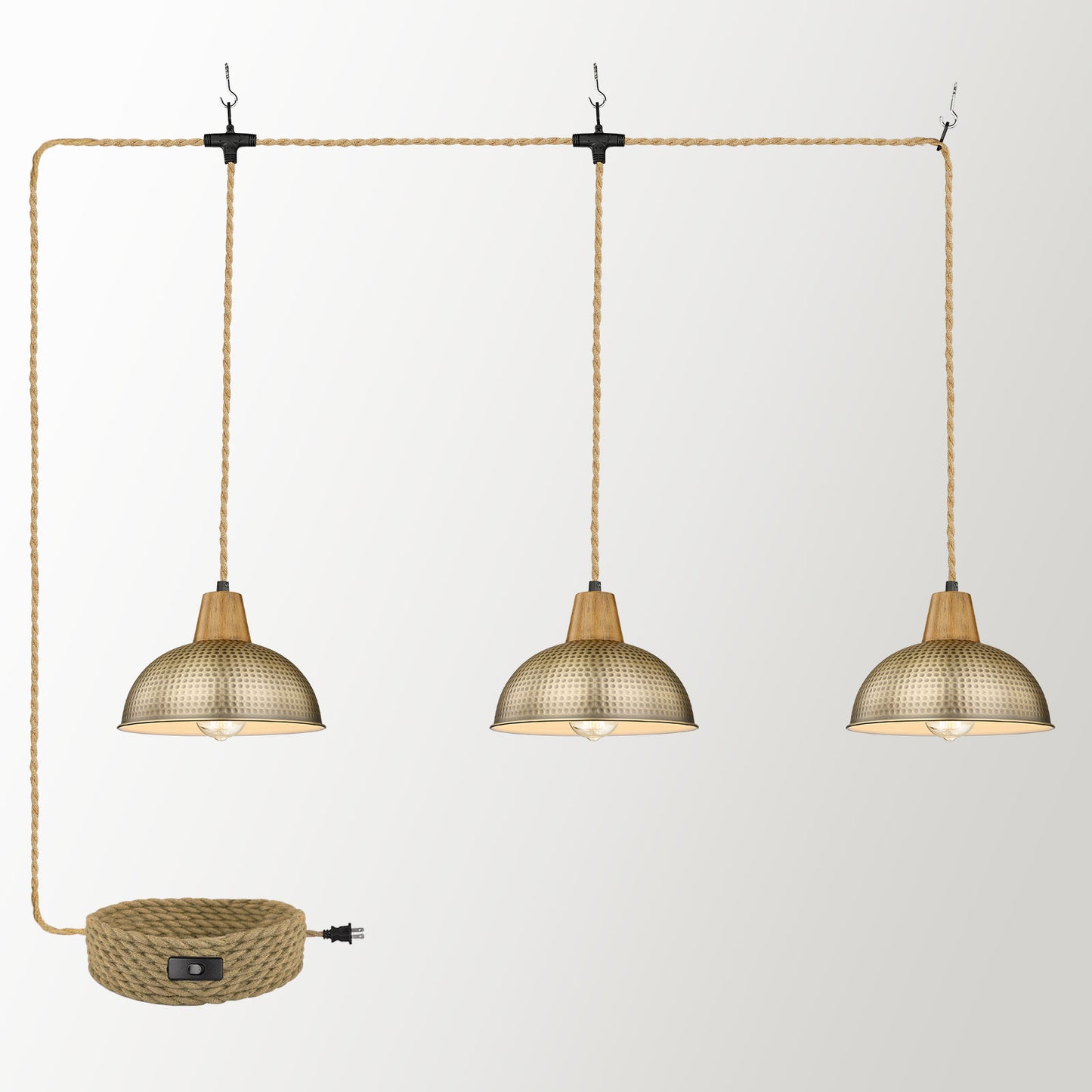 Plug in hot sale modern chandelier