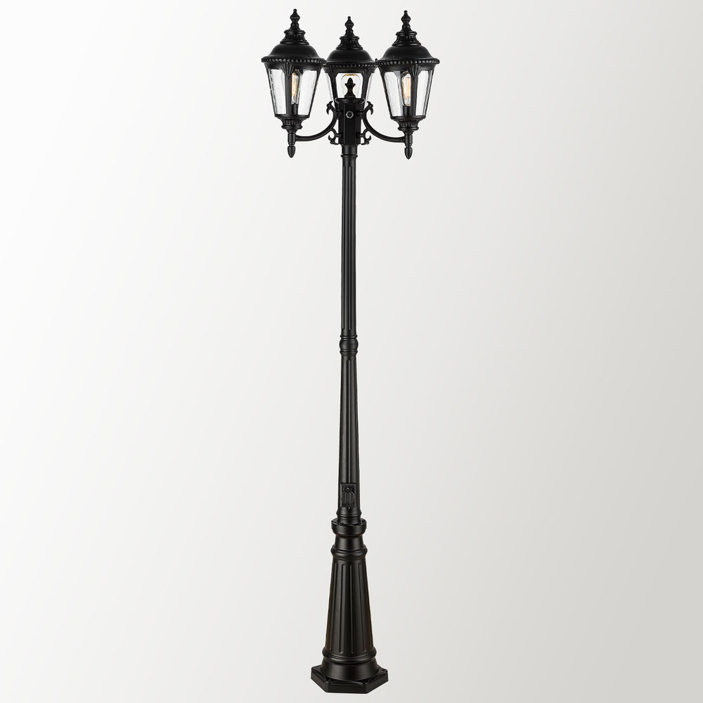 Emliviar Dusk to Dawn Street Light with GFCI Outlet, 86