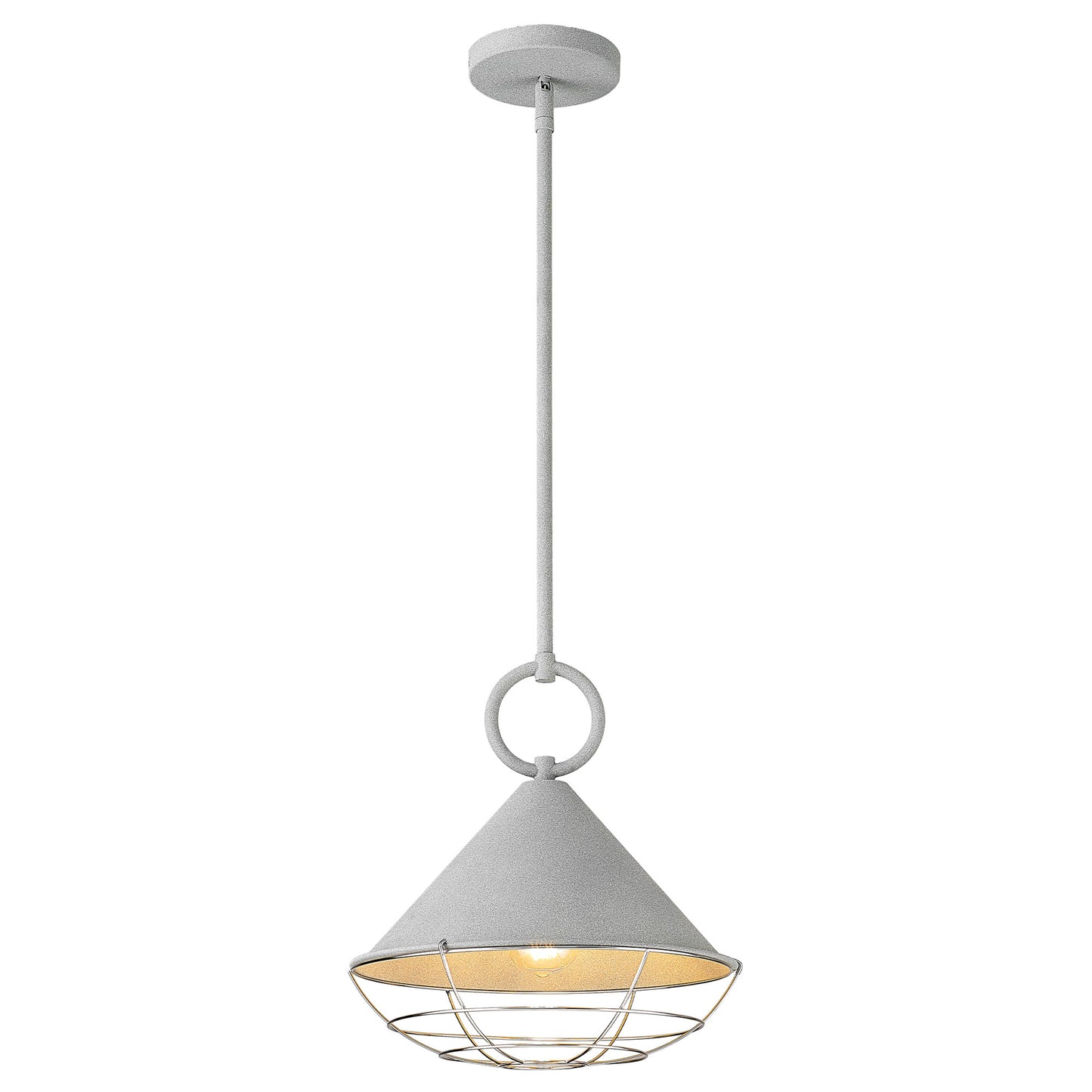 
                  
                    Emliviar 1-Light Adjustable Pendant Lamp 12.3 Inch, Modern Industrial Hanging Light Fixture Over Table in Frosted Grey Finish, YSE278MIL-M Grey
                  
                