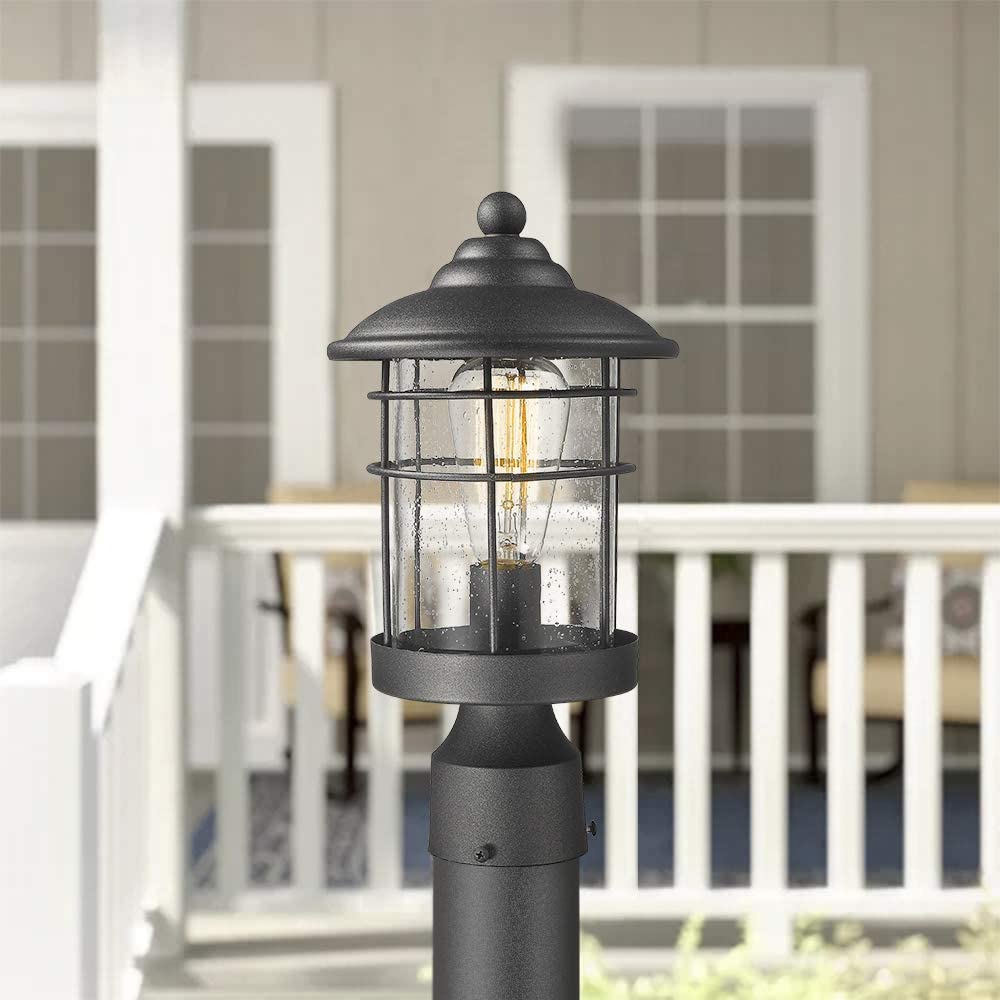 
                  
                    Emliviar Outdoor Post Lantern in Black Finish,1803CW2-P
                  
                