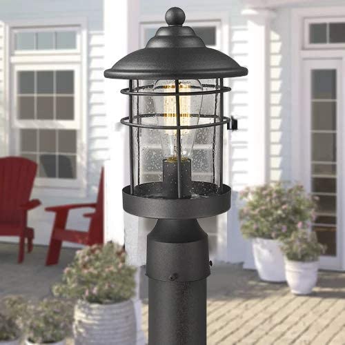 
                  
                    Emliviar Outdoor Post Lantern in Black Finish,1803CW2-P
                  
                