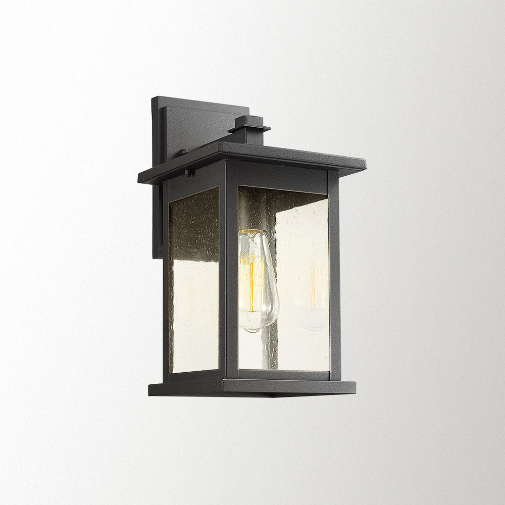 Emliviar Modern Outdoor Lighting Outdoor Wall Sconce in Black Finish,OS-1803EW1