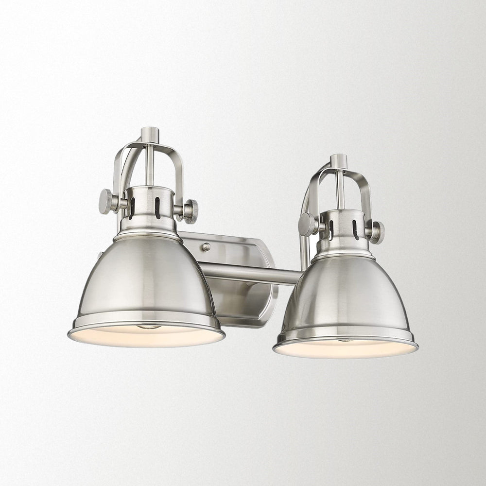 
                  
                    Emliviar 2-Light Vanity Lights, Modern Bathroom Light Fixture with Metal Shade, Brushed Nickel Finish,4054-2W BN
                  
                