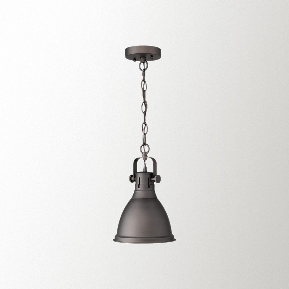 
                  
                    Emliviar Dome Pendant Light 8 inch Red and Brushed Nickel Finish, 4054M BN/RED
                  
                