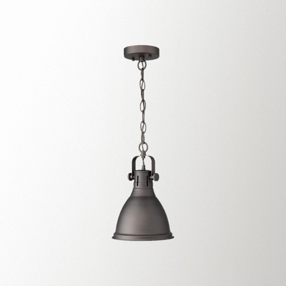 
                  
                    Emliviar Mini Pendant Light with Metal Shade, Brushed Nickel Finish,8 inch, 4054M BN
                  
                
