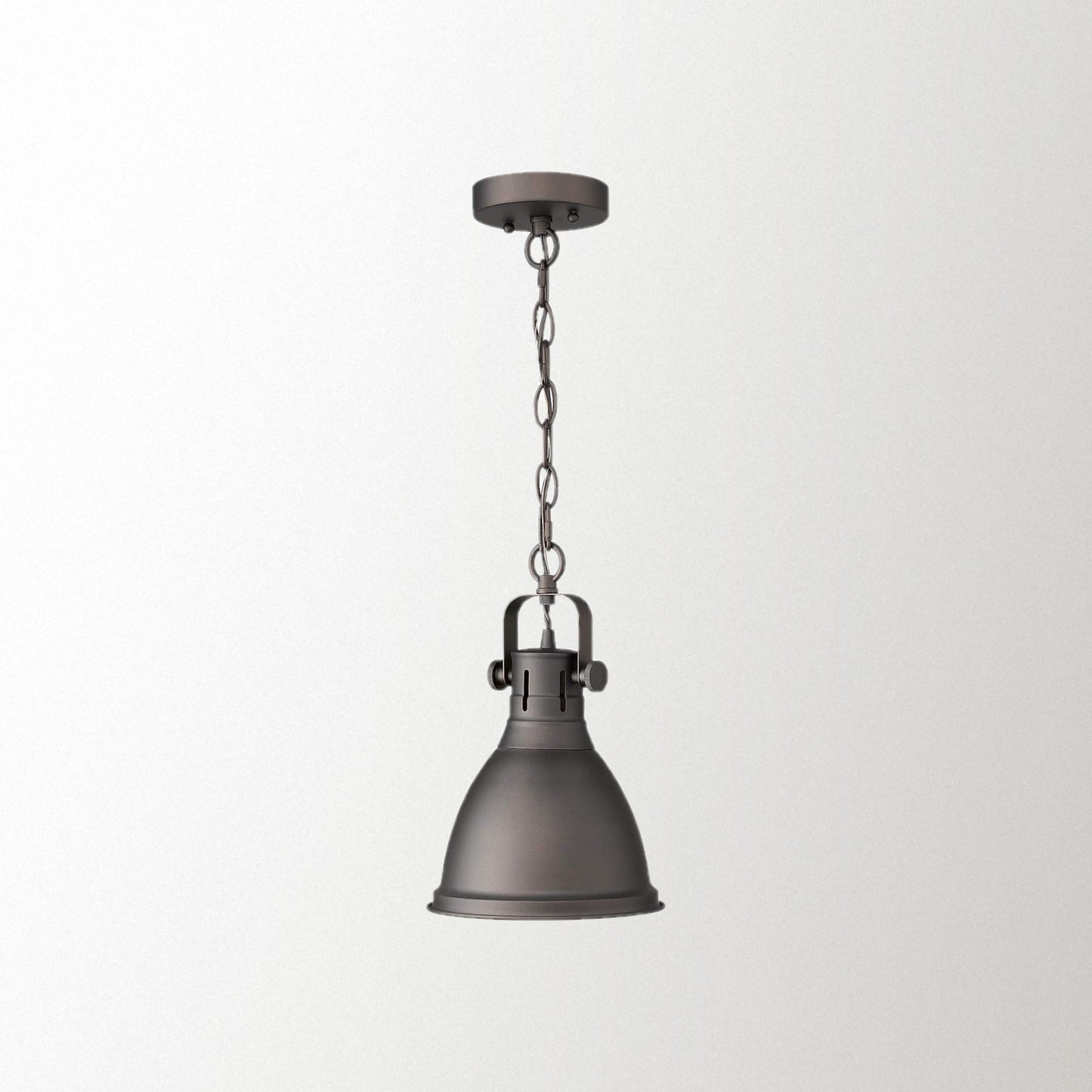
                  
                    Emliviar Mini Pendant Light with Metal Shade, Brushed Nickel Finish,8 inch, 4054M BN
                  
                