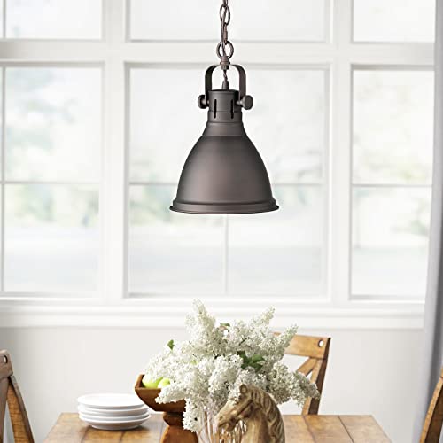 
                  
                    Emliviar Farmhouse Pendant Lights 2 Pack, 8 Inch Ceiling Hanging Lights with Metal Dome Shade, Oil Rubbed Bronze Finish, 4054M ORB-2PK
                  
                