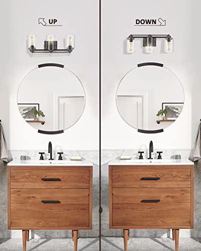 
                  
                    HWH Bathroom Vanity Light Fixtures Over Makeup Mirror Oil-Rubbed Bronze, 5HLT63B-3W ORB
                  
                