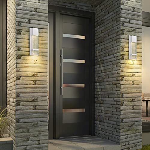 Emliviar Modern Wall Sconces orders 2 Pack, LED Outdoor Indoor Wall Fixture in Black