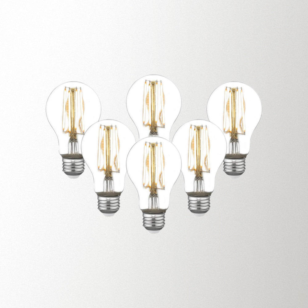 
                  
                    Emliviar Vintage LED Light Bulb 6W, A19 LED Edison Bulb, Pack of 6,A19-LED
                  
                