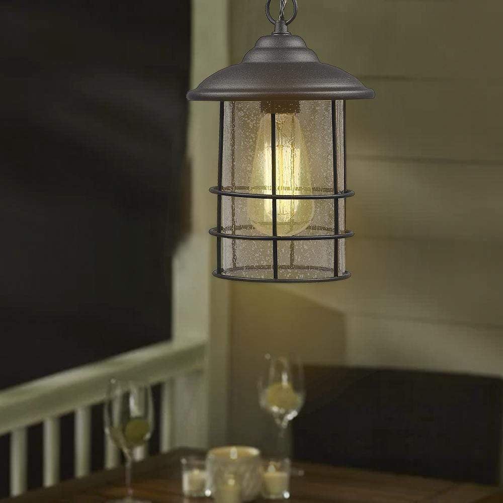 
                  
                    Emliviar Outdoor Hanging Lantern in Black Finish,1803CW2-H
                  
                