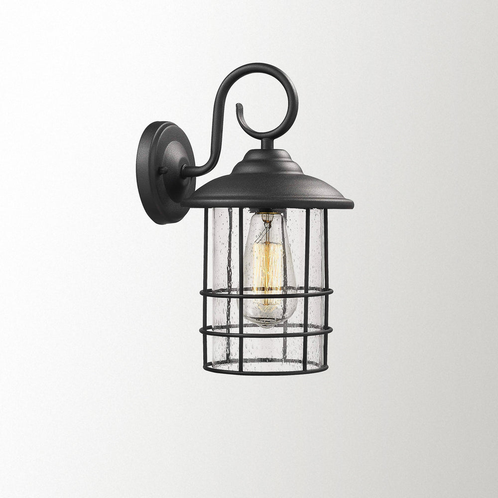 Emliviar Outdoor Wall Sconce in Black Finish,1803CW2